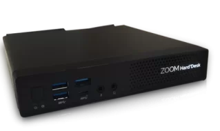 ZOOM Hard’Desk 8001P mini - pequeno no tamanho gigante na performance, visão diagonal