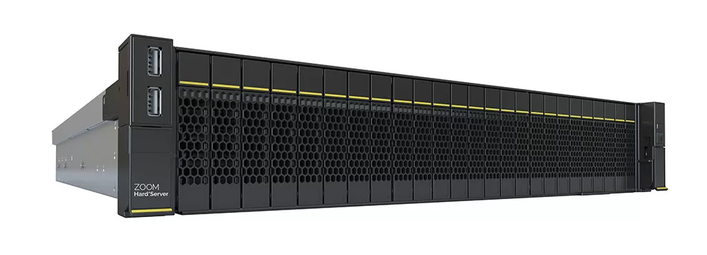 O Hard’Server 2288H V5 é um servidor Dual 2U visão de frente em diagonal